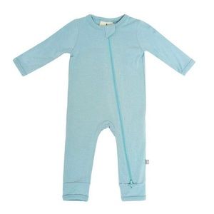 Kyte Baby zippered romper in Seafoam 0-3